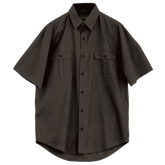 Plain Bush Shirt Mens - Safari