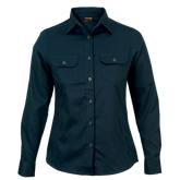 Longsleeve Bush Shirt Ladies Navy