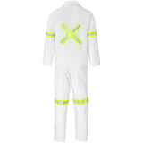 Trade Polycotton Conti Suit - Reflective Arms, Legs & Back - Yellow Tape