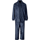 Weather Polyester/PVC Rainsuit - Navy NAVY