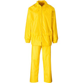 Weather Polyester/PVC Rainsuit - Yellow YELLOW