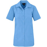 Ladies Short Sleeve Empire Shirt SKY BLUE