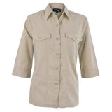 Ladies 3/4 Sleeve Sally Casual Shirt - Stone STONE