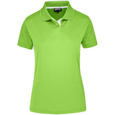 Ladies Tournament Golf Shirt LIME