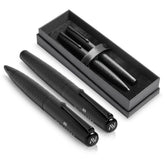 Alex Varga Galexia Ball Pen & Rollerball Set BLACK