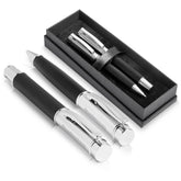 Alex Varga Volans Ball Pen & Rollerball Set BLACK