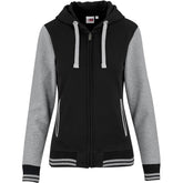 Ladies Princeton Hooded Sweater - Black BLACK