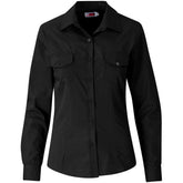 Ladies Long Sleeve Kensington Shirt BLACK