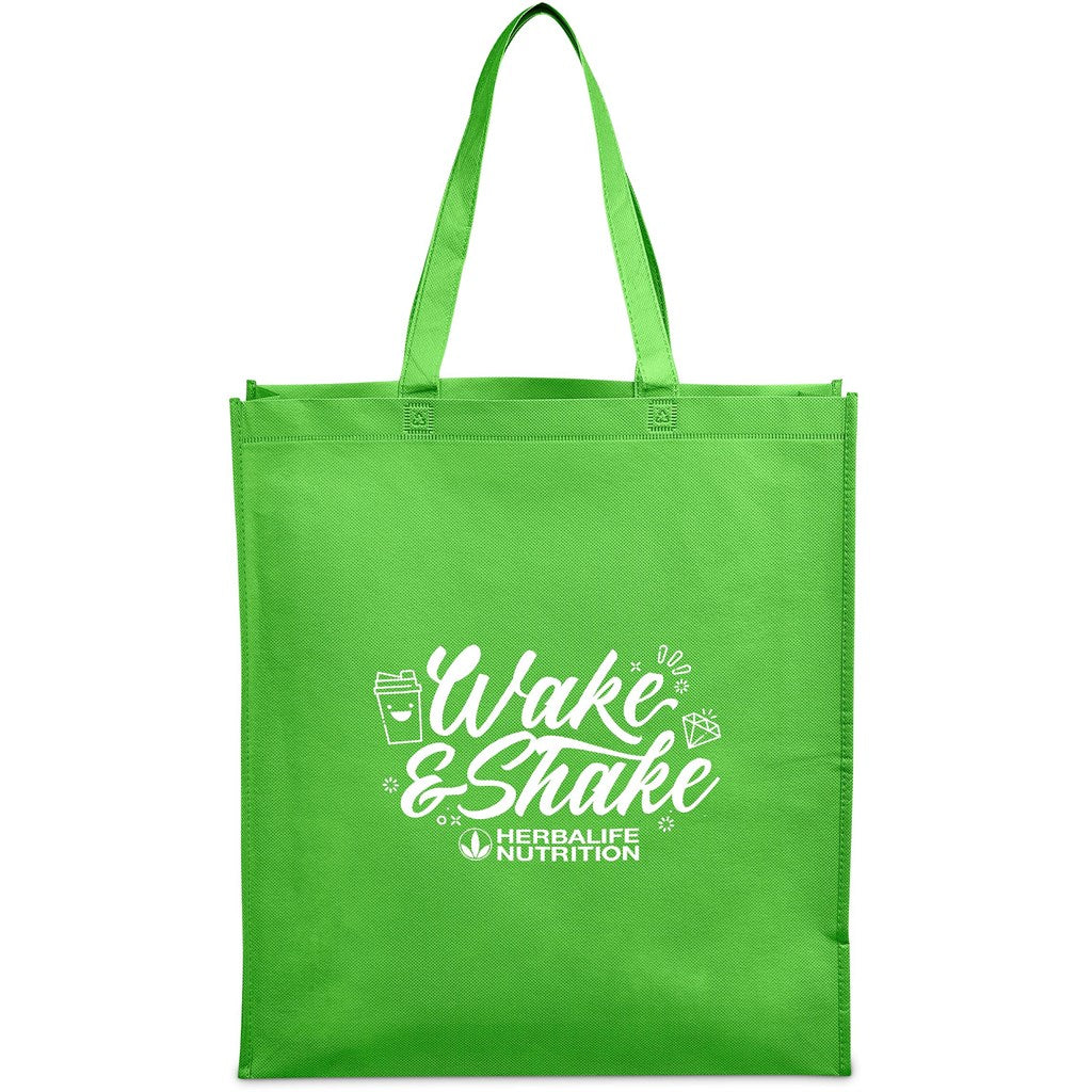 Wellington Non-Woven Shopper LIME