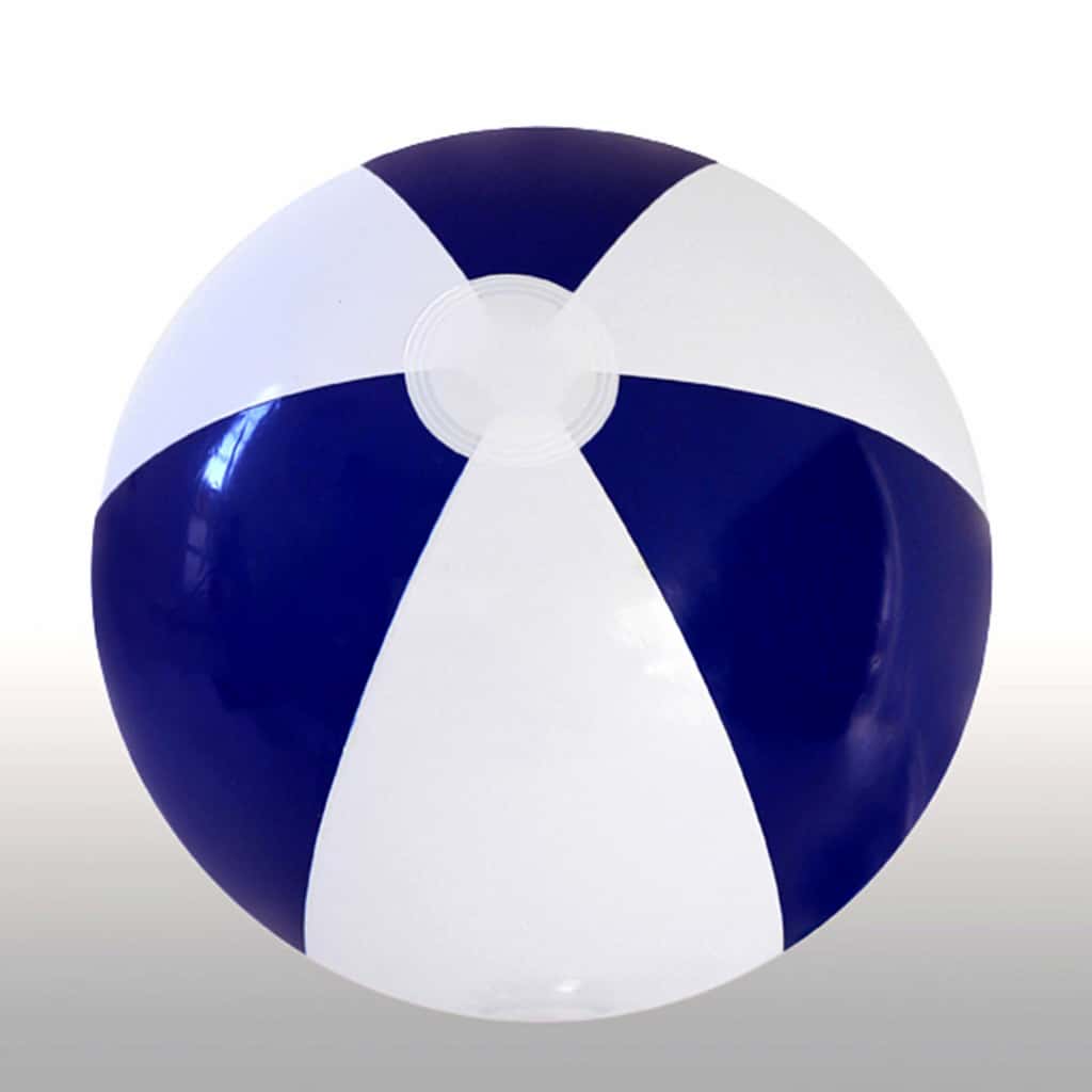Beach Balls – 40cm. Navy Blue & White