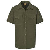 Mens Short Sleeve Mawenzi Twill Shirt OLIVE