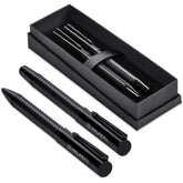 Alex Varga Lagarna Ball Pen & Rollerball Set BLACK