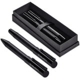 Alex Varga Lagarna Ball Pen & Rollerball Set BLACK