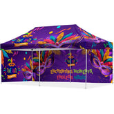 Coated Steel Sublimated Gazebo 6m x 3m - 1 Long Full- Wall Skin - 1 Short Full-Wall Skin Default Title