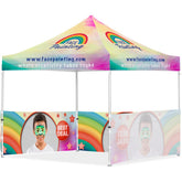Coated Steel Sublimated Gazebo 3m x 3m - 3 Half-Wall Skins Default Title