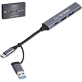 Swiss Cougar Minsk 2-in-1 Connector USB Hub GUN METAL