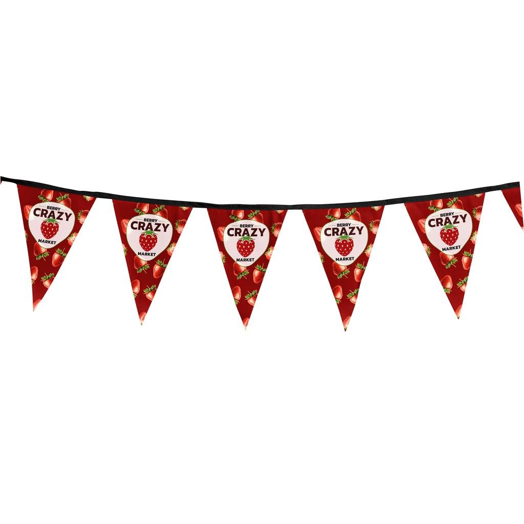 Sublimated Single-Sided Polyester Triangle Bunting 10m Default Title