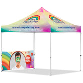 Coated Steel Sublimated Gazebo 3m x 3m - 1 Half-Wall Skin Default Title