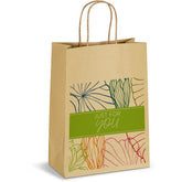 Altitude Ecological Digital Print Midi Paper Gift Bag 150gsm NATURAL