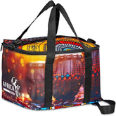 Pre-Printed Sample Hoppla Kruger Polyester 12-Can Cooler BLACK