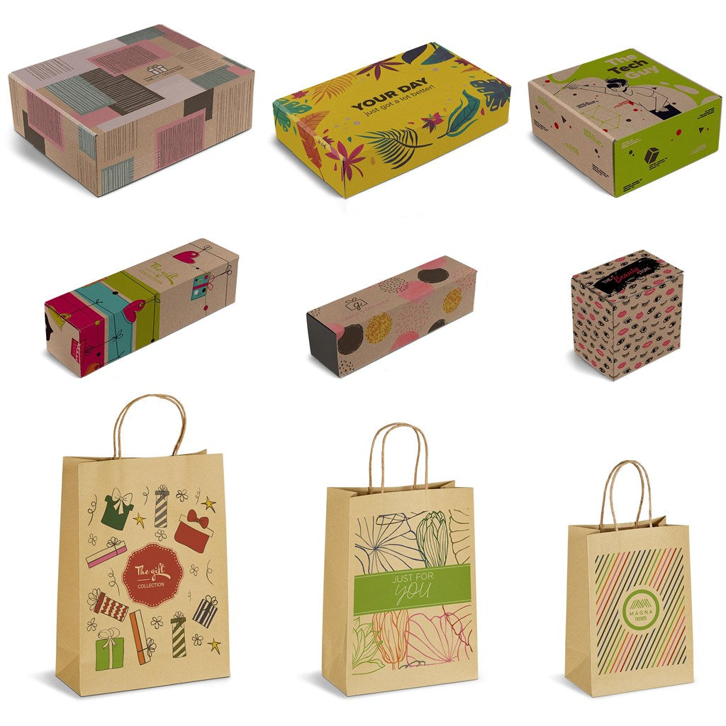 Sample Pack Branded Custom Kraft Packaging NATURAL