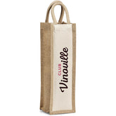 Okiyo Inshu Jute & Cotton Wine Tote NATURAL