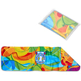 Hoppla Relay Sports Towel - Double-Sided Branding SOLID WHITE