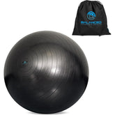 Eva & Elm Comet Anti-Burst Gym Ball BLACK