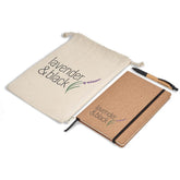 Okiyo Noto Cork & Bamboo Notebook & Pen Set NATURAL