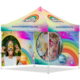 Coated Steel Sublimated Gazebo 3m x 3m - 2 Full-Wall Skins Default Title