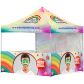 Coated Steel Sublimated Gazebo 3m x 3m - 3 Half-Wall Skins -1 Full-Wall Skin Default Title