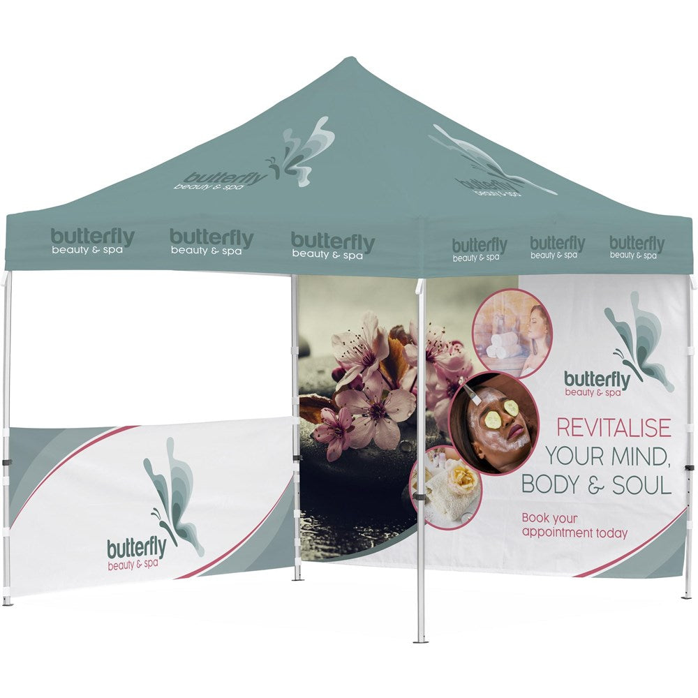 Ovation Sublimated Gazebo 3m X 3m - 1 Half-Wall Skin - 1 Full-Wall Skin Default Title