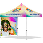 Coated Steel Sublimated Gazebo 3m x 3m - 1 Full-Wall Skin Default Title