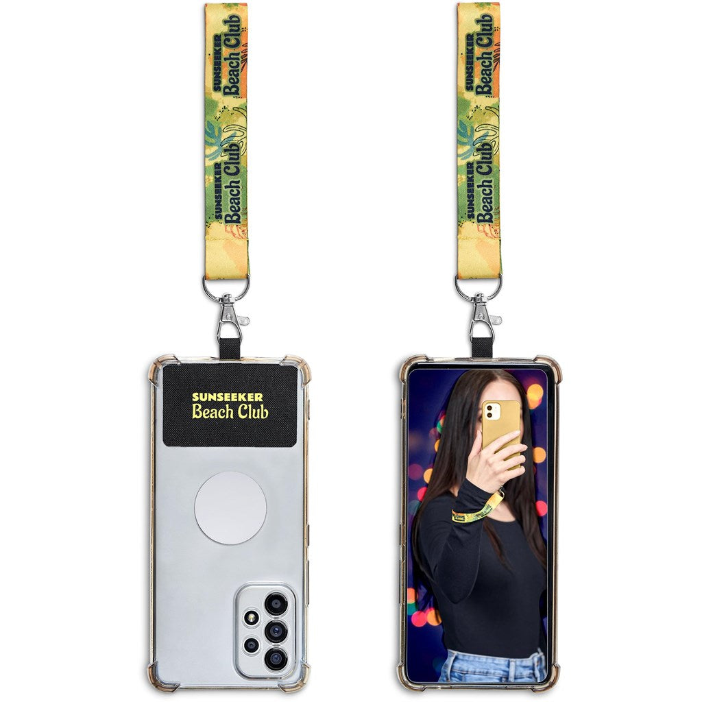 Altitude Rambler Single-Sided Sublimated Satin Wrist Phone Strap Default Title
