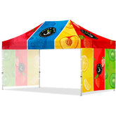Coated Steel Sublimated Gazebo 4.5m x 3m - 2 Short Full-Wall Skins Default Title