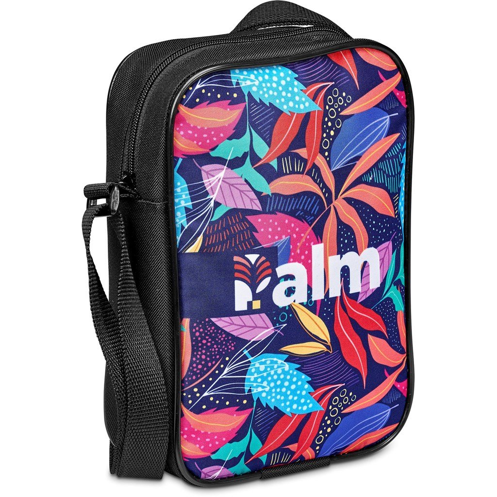 Pre-Printed Sample Hoppla Tourist Crossbody Bag BLACK