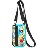 Pre-Printed Sample Hoppla Paarl Neoprene Cell Phone Pouch BLACK