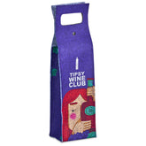 Pre-Production Sample Hoppla Velto RPET Felt Single Wine Carrier Light Grey