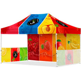 Coated Steel Sublimated Gazebo 4.5m x 3m - 1 Long Full-Wall Skin - 2 Short Half-Wall Skins Default Title