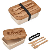 Kooshty Natura Plus Bamboo Fibre Lunch Box Set NATURAL