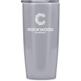 Altitude Daytona Plastic 2-in-1 Double-Wall Tumbler & Straw - 600ml GREY