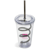 Malibu Tumbler & Twisty Straw Tumbler CHARCOAL