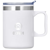 Kooshty Angelo Stainless Steel & Plastic Double-Wall Mug – 360ml Default Title SOLID WHITE