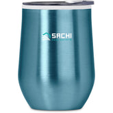 Serendipio Vogue Madison Stainless Steel & Plastic Double-Wall Tumbler - 350ml LIGHT TURQUOISE