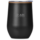 Serendipio Ovolo Stainless Steel & Plastic Double-Wall Tumbler – 350ml BLACK