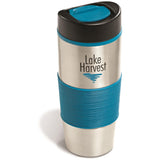 Ridge Stainless Steel & Plastic Double-Wall Tumbler - 450ml TURQUOISE