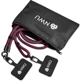 Altitude Fusion Crossbody & Wrist Phone Strap Set in Pouch MAROON