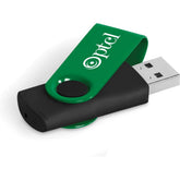 Axis Gyro Black Flash Drive - 32GB 32GB GREEN