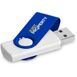 Altitude Axis Gyro White Flash Drive - 8GB 8GB BLUE