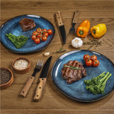 Andy Cartwright Ermelo Steak Knife and Fork Set BLACK